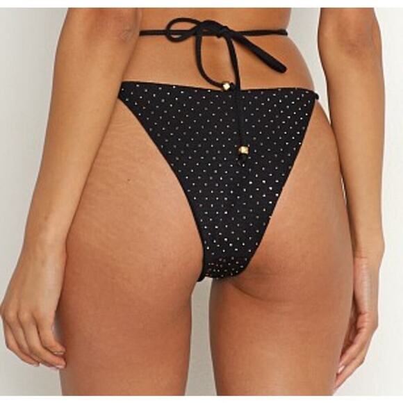 L*Space Lennox Classic Bikini Bottom Black S - Picture 2 of 8
